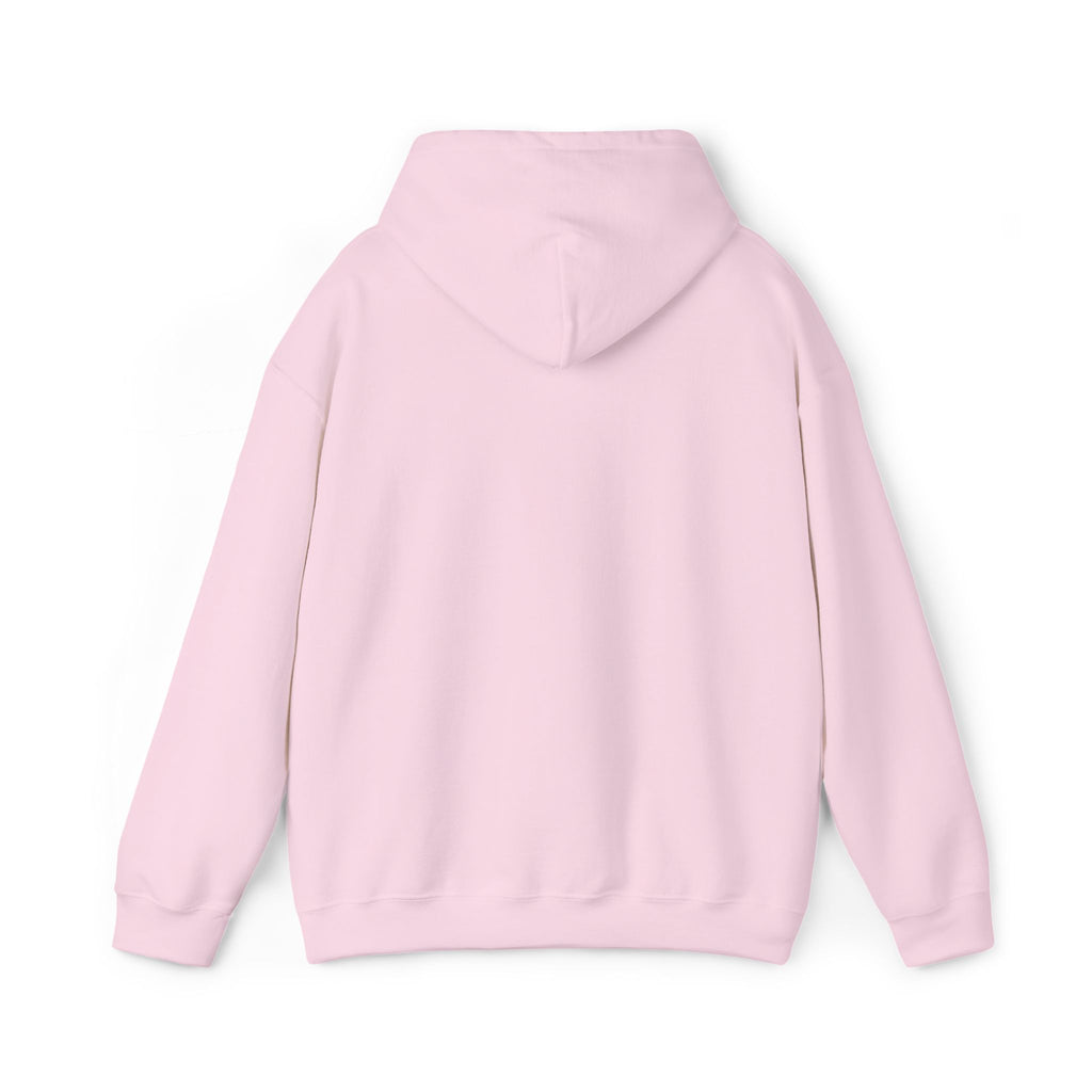 Minimal 'Hoodwinked' White Hoodie — Small Chest Text Casual Pullover