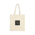 Canvas Tote Bag with Minimal Monogram Logo – Neutral Everyday Shopper
