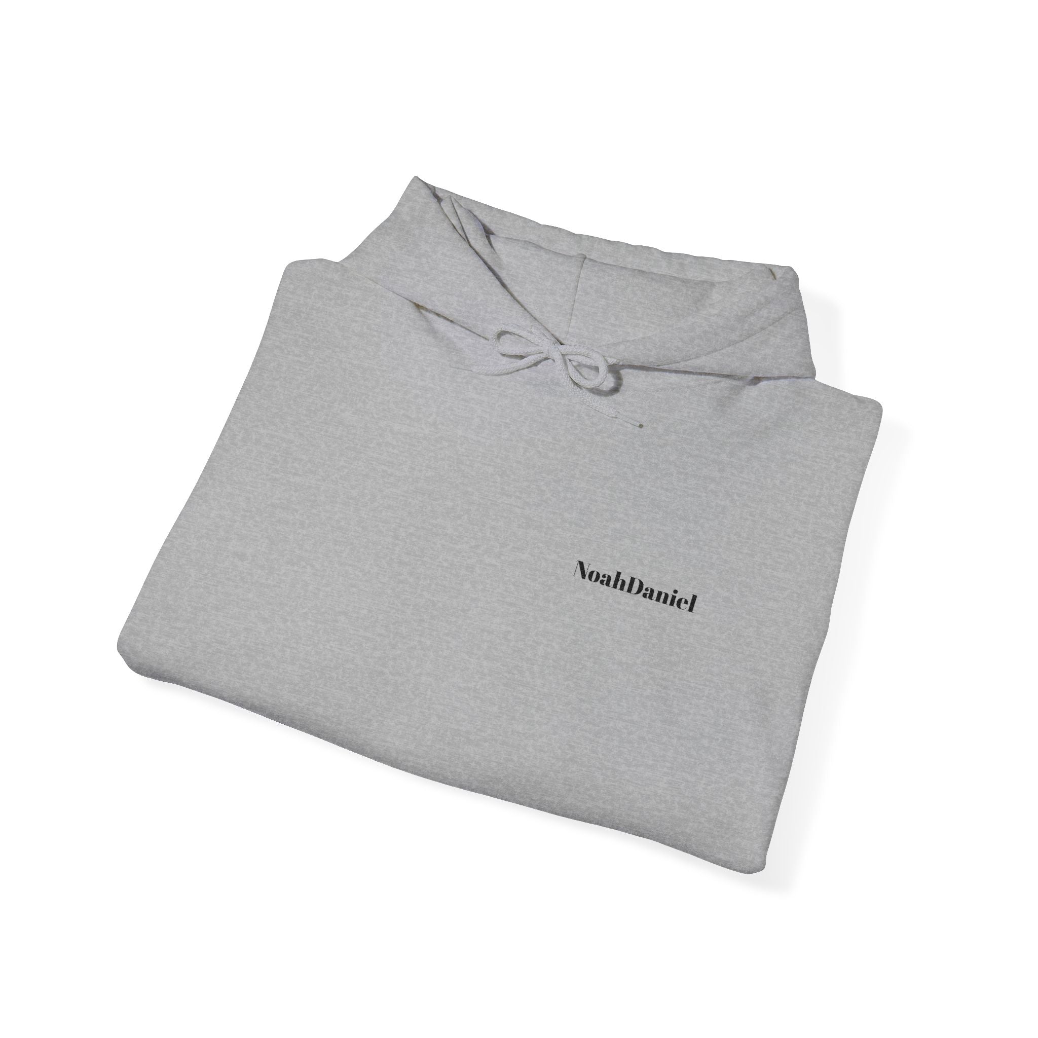 Minimal 'Hoodwinked' White Hoodie — Small Chest Text Casual Pullover