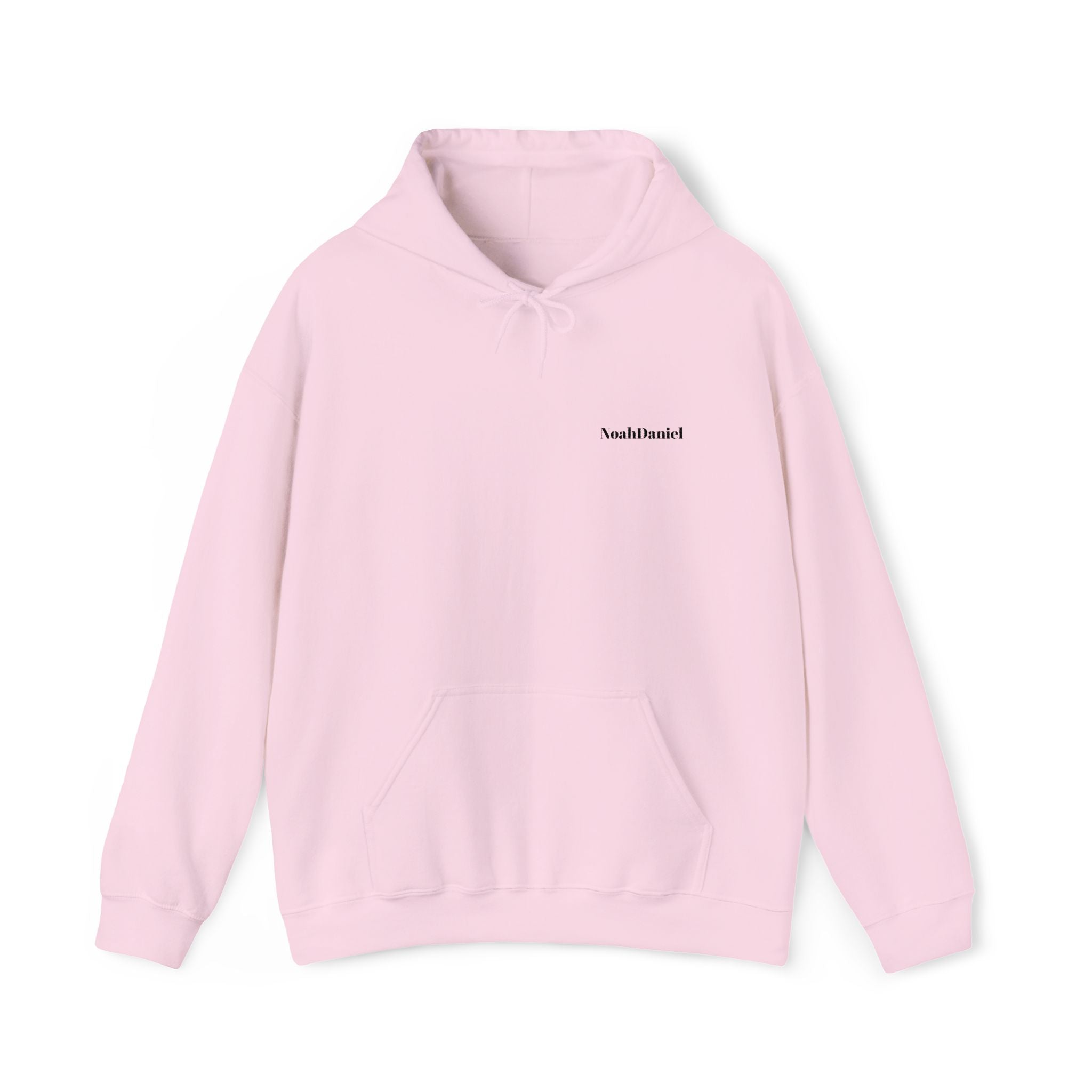 Minimal 'Hoodwinked' White Hoodie — Small Chest Text Casual Pullover