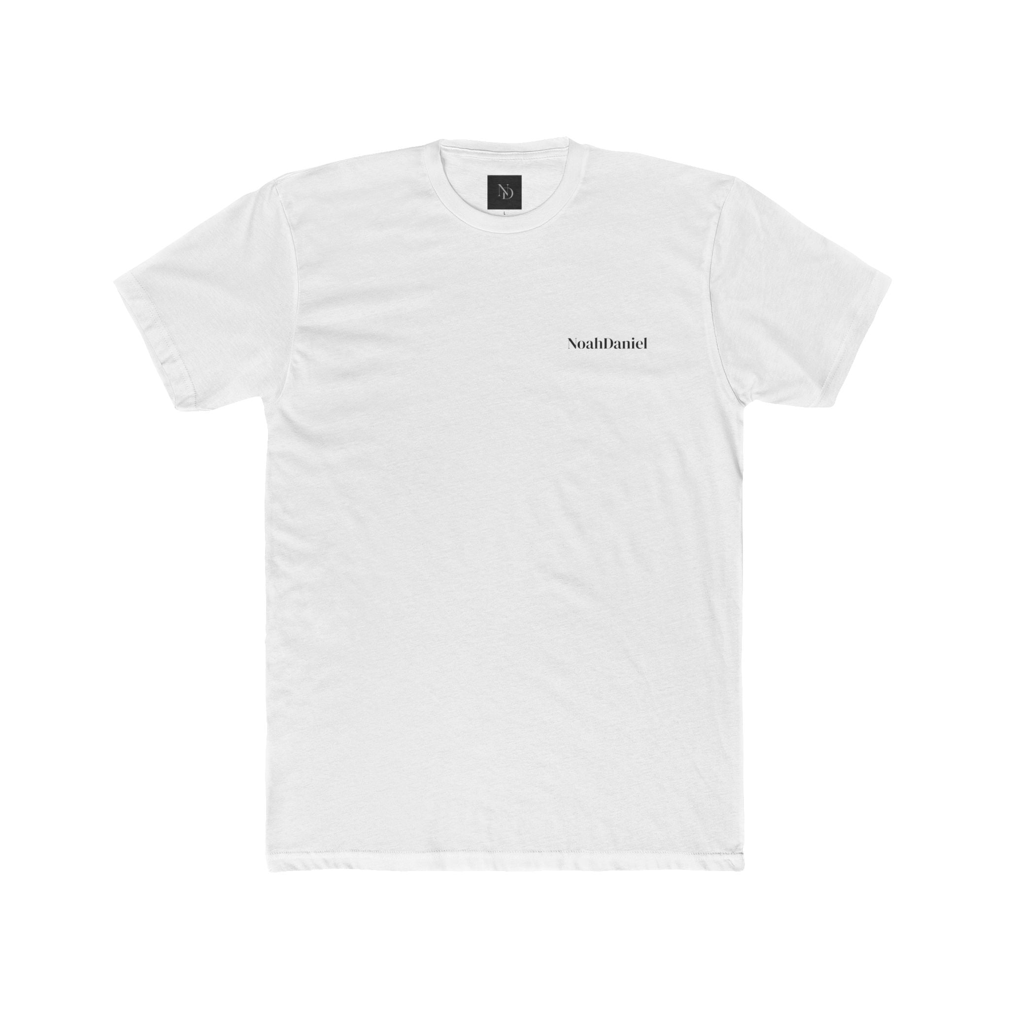 Minimalist 'sanitycheck' Crew Tee — Small Chest Text T-Shirt