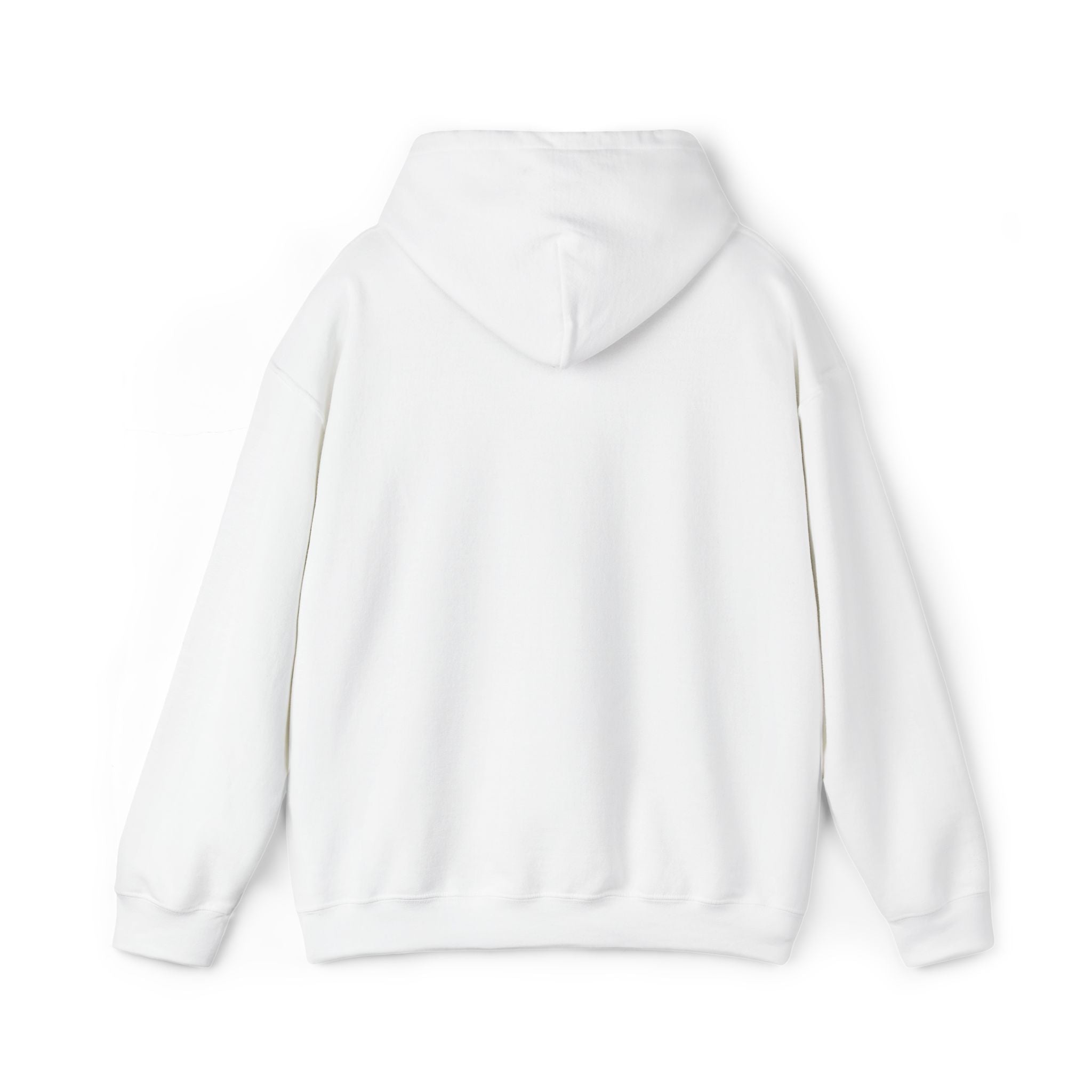 Minimal 'Hoodwinked' White Hoodie — Small Chest Text Casual Pullover