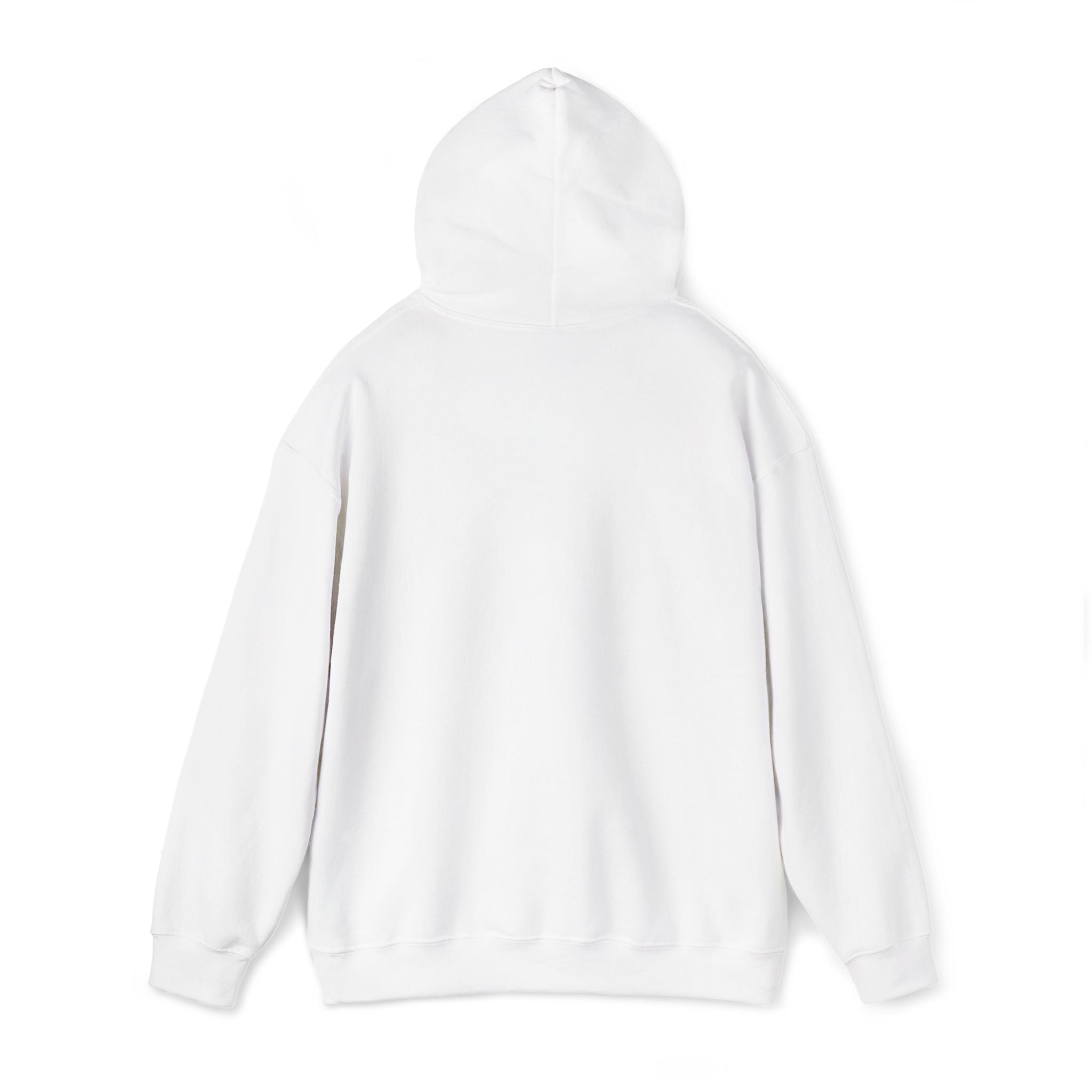 Minimal 'Hoodwinked' White Hoodie — Small Chest Text Casual Pullover